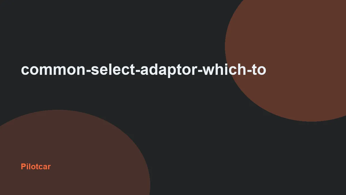 common-select-adaptor-which-to — overview visual