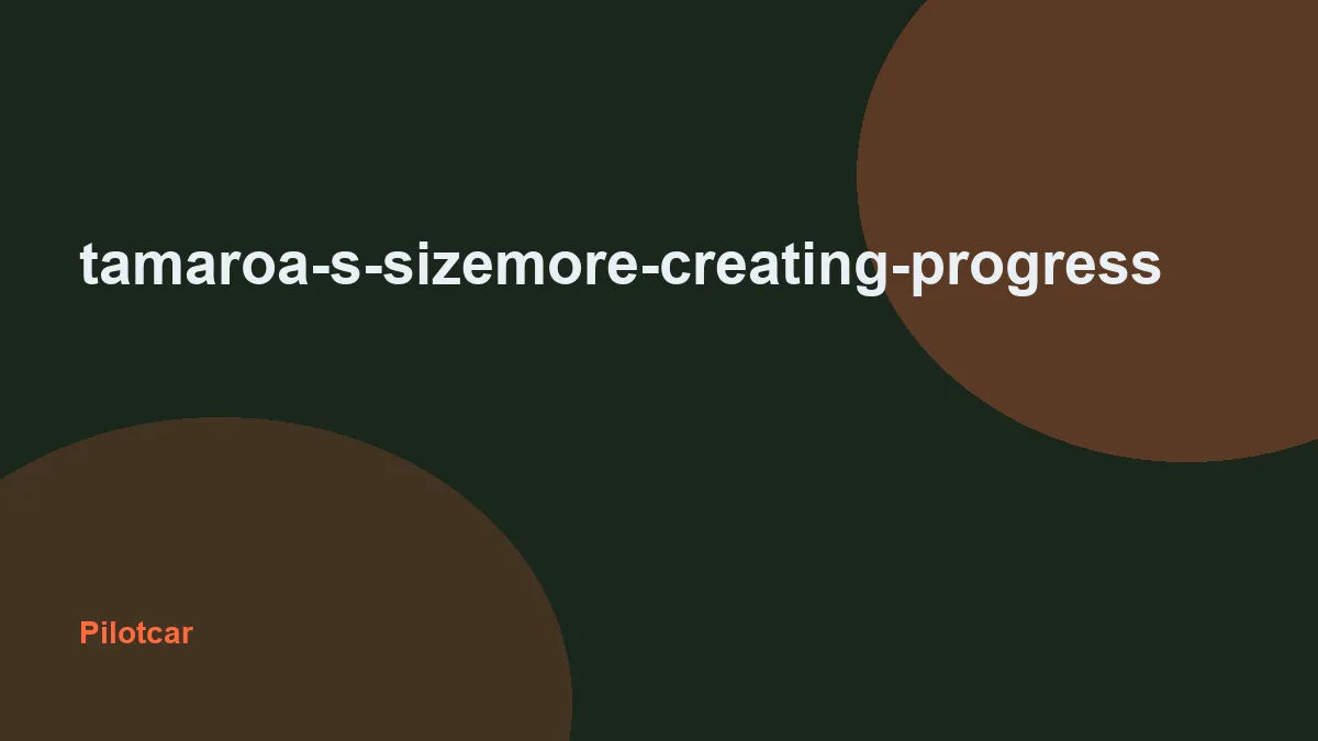 tamaroa-s-sizemore-creating-progress — overview visual