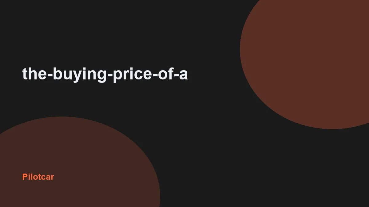 the-buying-price-of-a — overview visual